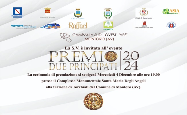 Il “Premio Due Principati” conferisce tredici riconoscimenti a personalità della Campania