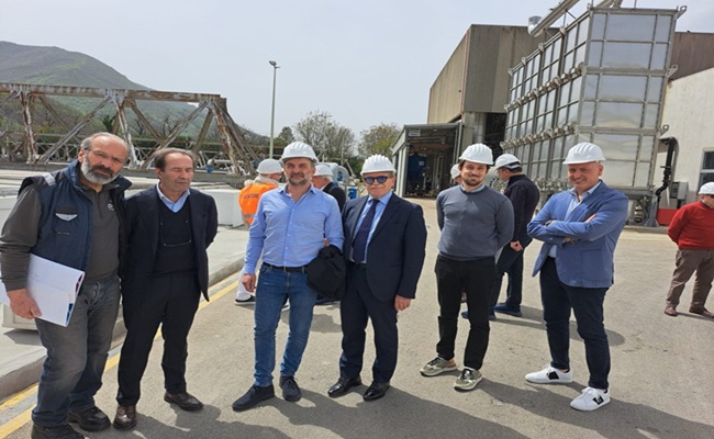 I prestigiosi brand del panorama internazionale in visita al depuratore Alto Sarno in Campania di Solofra e Mercato San Severino per il comparto conciario