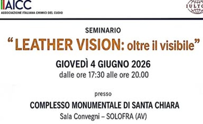 Solofra, il 4 giugno il seminario “Leather Vision: oltre il visibile” dedicato al futuro della filiera conciaria